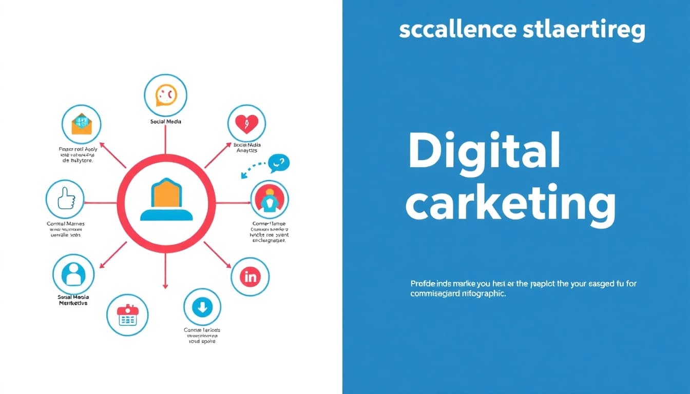 Visualize engaging pflegedienstmarketing strategies using symbols of healthcare and digital tools.