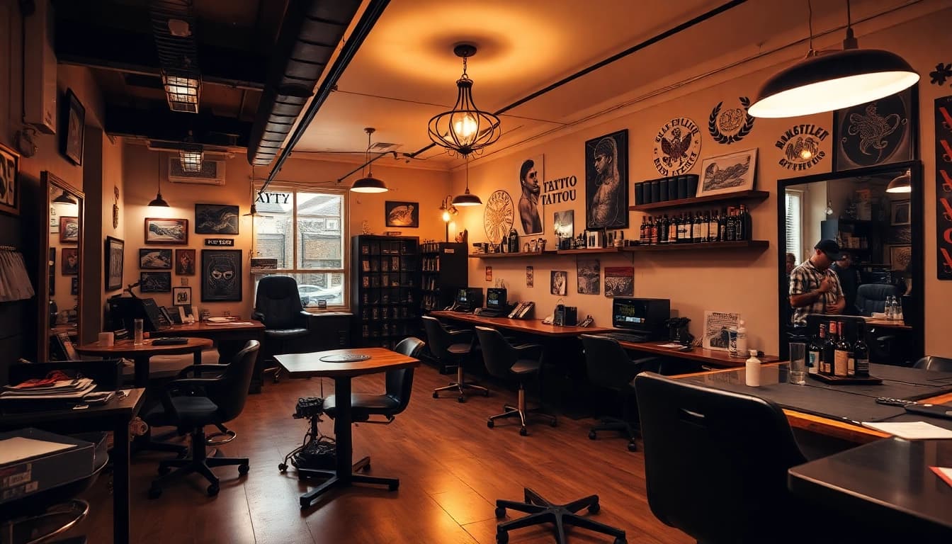 Tattoo Studio München mit einzigartigen Designs und künstlerischen Atmosphären, zeigt kreative Tattoo-Stile.