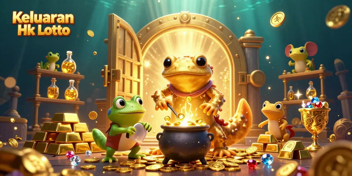 Keluaran Hk Lotto reveals vibrant winning results in a dazzling 3D illustration filled with gold and fortune.