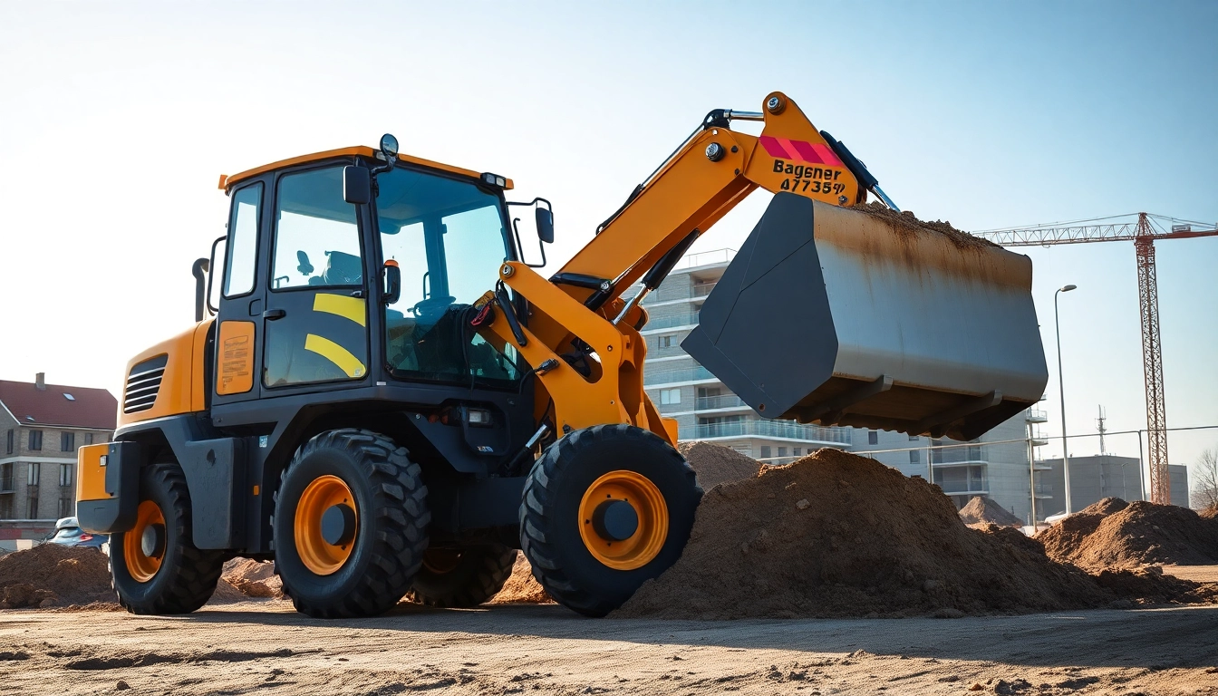 Bagger mieten Celle: Professioneller Bagger bei der Arbeit in Celle