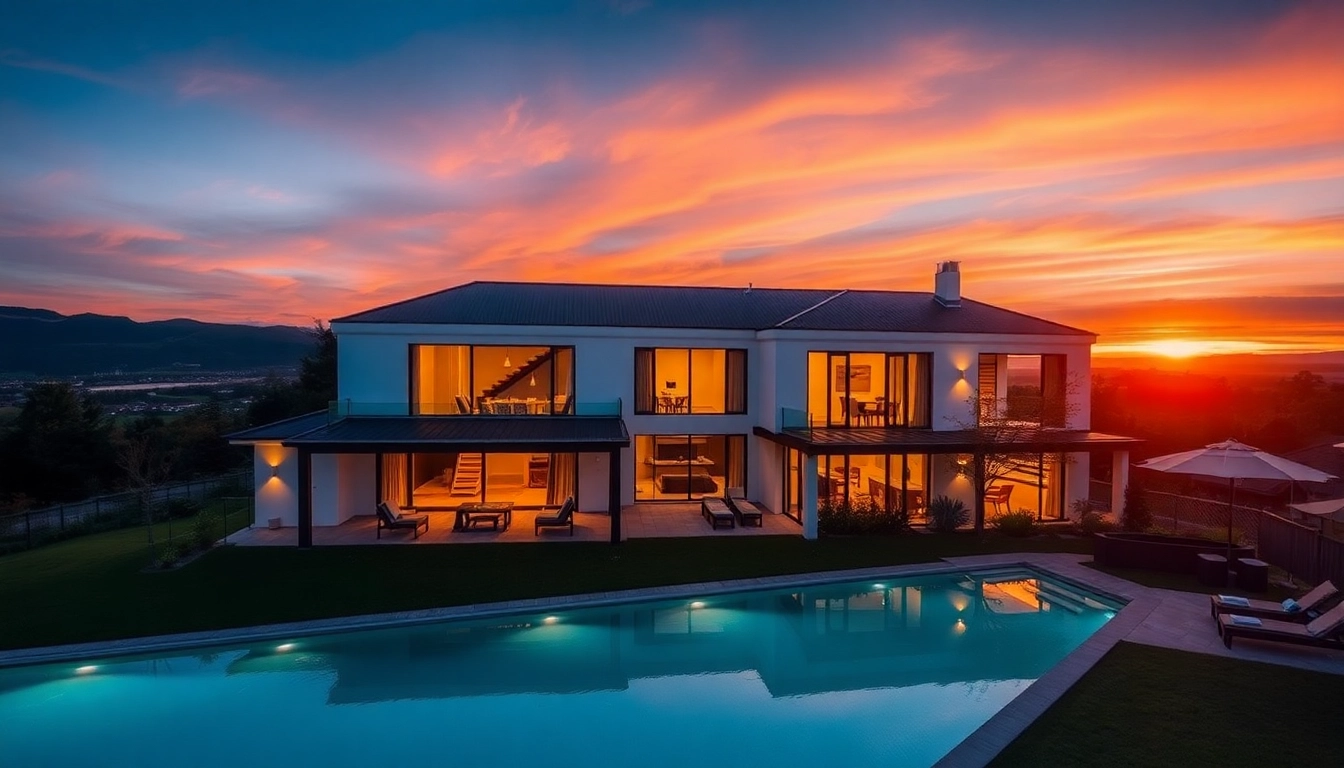 Finden Sie atemberaubende immobilien nordzypern in luxuriösen Villen mit einem einladenden Poolbereich.