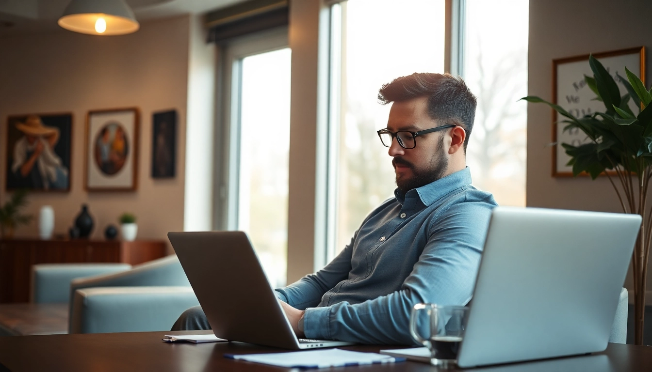 Headhunter Braunschweig: Professioneller Headhunter im modernen Büro.