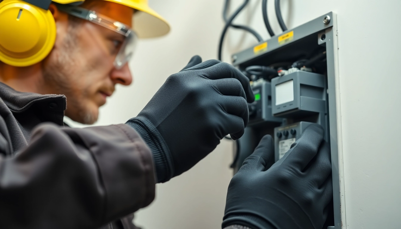 Inspecting ortsveränderlicher elektrischer Betriebsmittel for safety compliance and functionality.