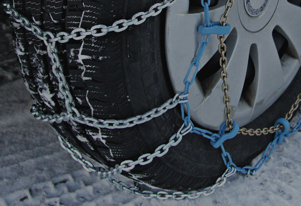 Schneeketten4u: Schneeketten mit Felgenschutz und Selbstspannung