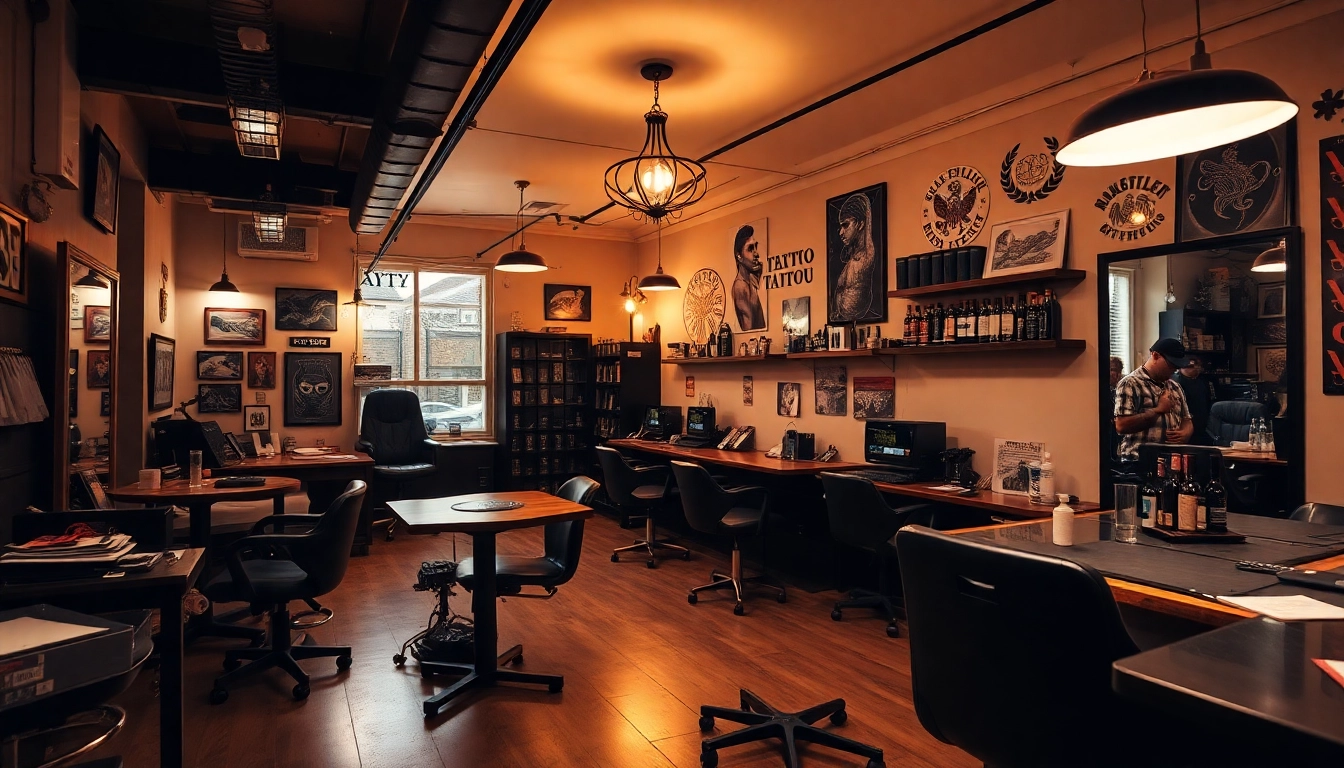 Tattoo Studio München mit einzigartigen Designs und künstlerischen Atmosphären, zeigt kreative Tattoo-Stile.