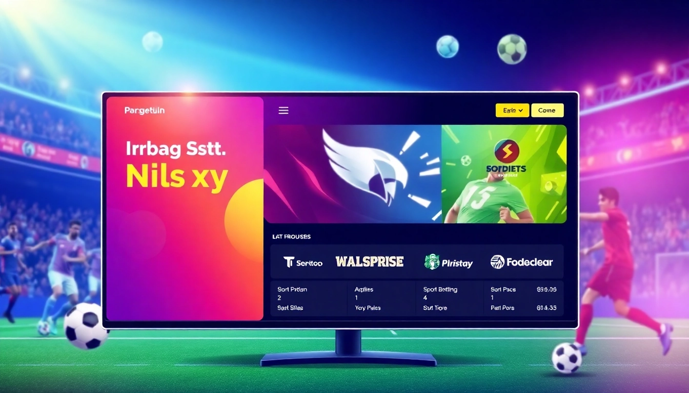 New Wettanbieter showcasing a vibrant sports betting interface with modern features and user-friendly design.