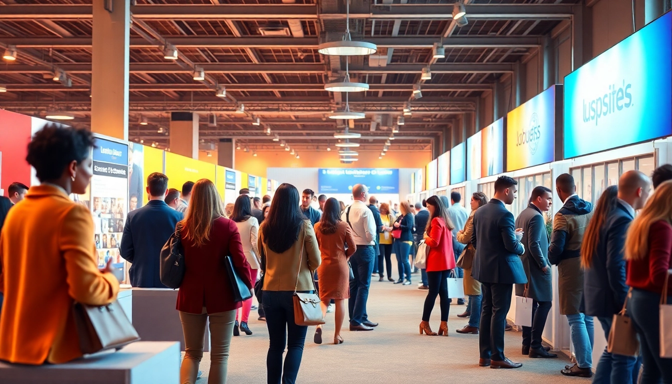 Discover engaging Stellenangebote at a bustling job fair showcasing diverse opportunities and eager job seekers.