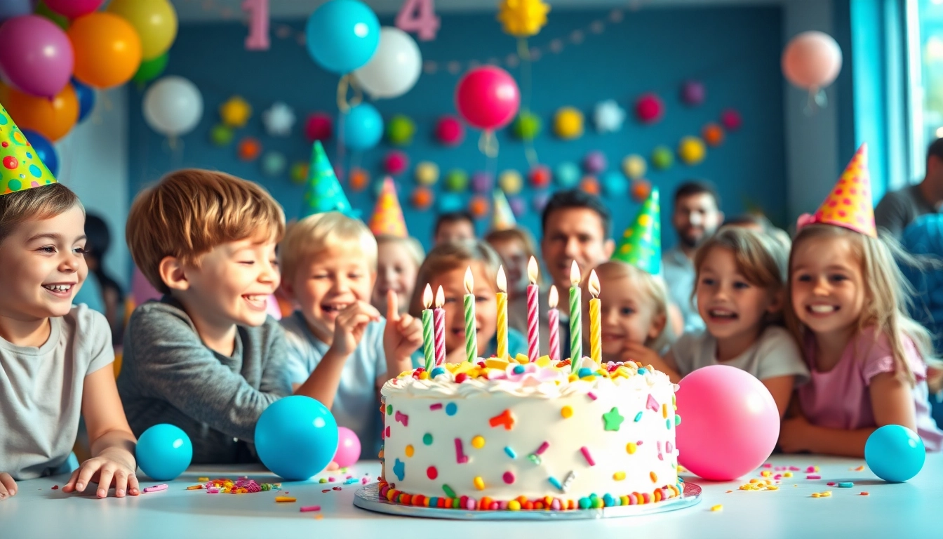 Kindergeburtstag 4 Jahre: Kinder spielen und feiern mit Spaß und Freude.