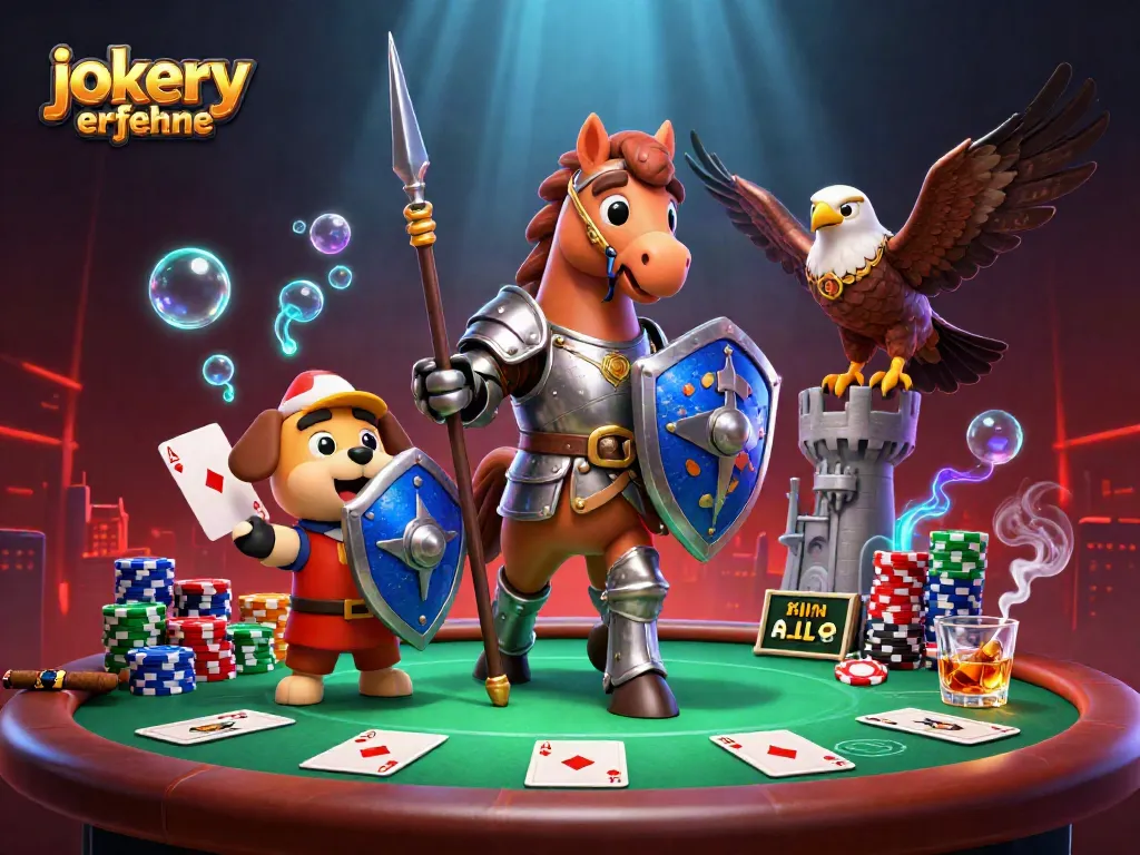 Join the excitement of jokery erfahrungen with an immersive 3D casino scene full of action.