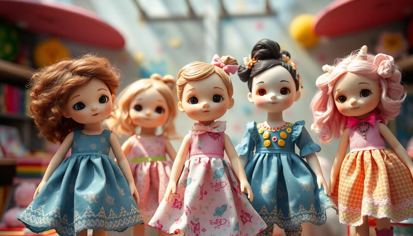 Interaktive Gutdolls mit einzigartigen Designs und lebendigen Farben.
