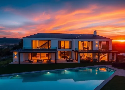 Finden Sie atemberaubende immobilien nordzypern in luxuriösen Villen mit einem einladenden Poolbereich.