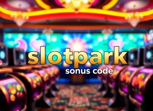 Aktiviere den slotpark bonus code für aufregende Spielgewinne in einem bunten Casino-Setting.