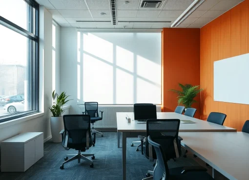 Optimale Unternehmensberatung Berlin in einem modernen, lichtdurchfluteten Büro mit minimalistischer Einrichtung.