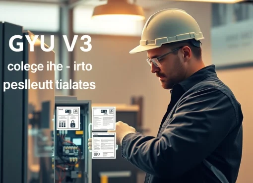 Techniker führt eine DGUV V3 Prüfung durch und checkt die Sicherheit elektrischer Geräte im modernen Büro.