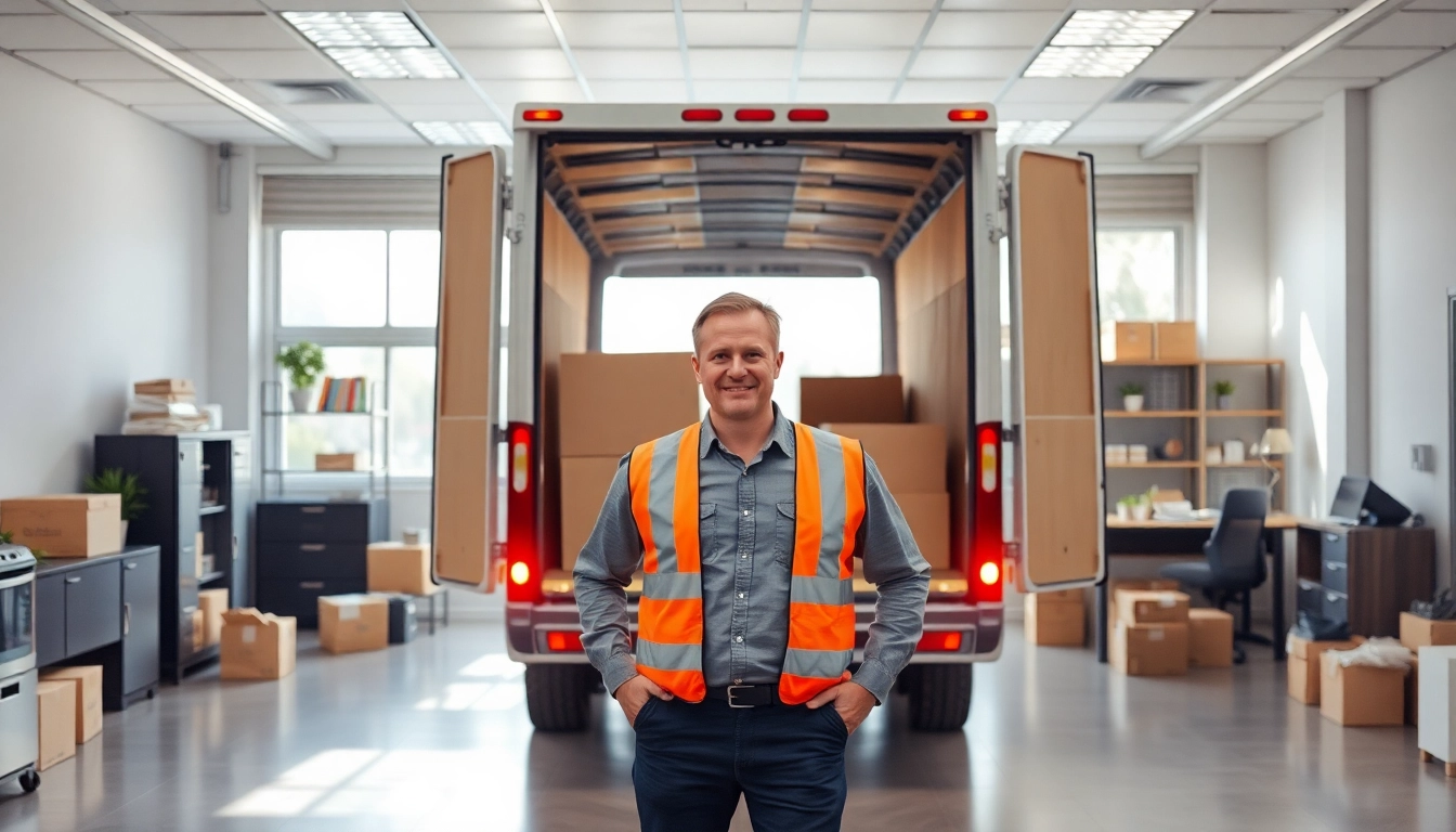 Erfahrene Mitarbeiter von einem umzugsunternehmen saarbrücken bei der Organisation eines effektiven Umzugs.