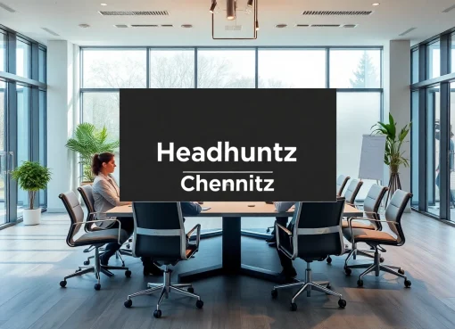 Strategische Besprechung mit Headhunter Chemnitz im modernen Büro.