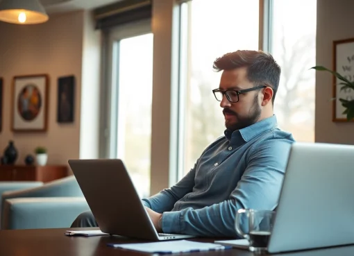 Headhunter Braunschweig: Professioneller Headhunter im modernen Büro.