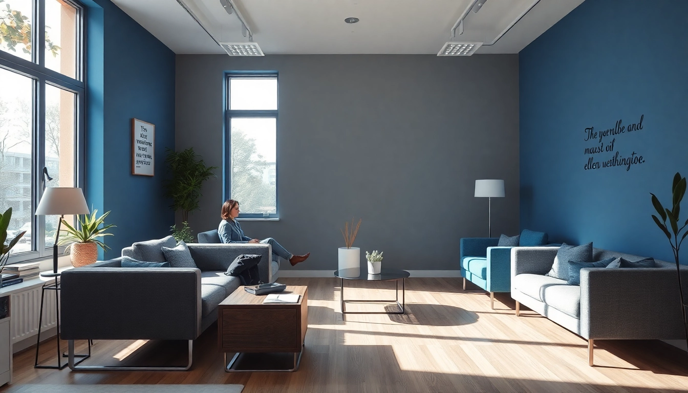 Professionelle Beratung in einer modernen Headhunter Agentur mit stilvollem Raum und motivierenden Elementen.