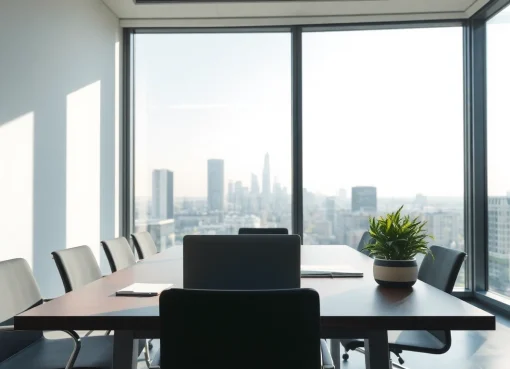 Professioneller Arbeitsplatz für Headhunter Kassel mit modernen Büromöbeln.