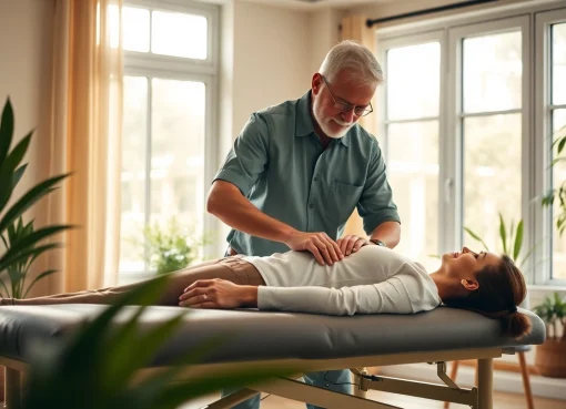 Explore a chiropractor near me providing gentle adjustments in a warm, inviting clinic.