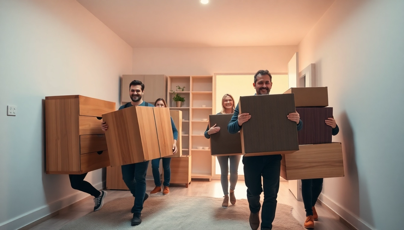 Umzugsunternehmen Wuppertal: Umzugshelfer transportieren Möbel sicher in ein neues Zuhause.