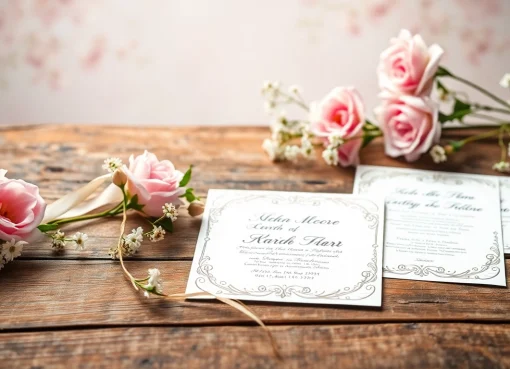 Gestalten Sie wunderschöne Hochzeitskarten mit floralen Details und zauberhaftem Licht.