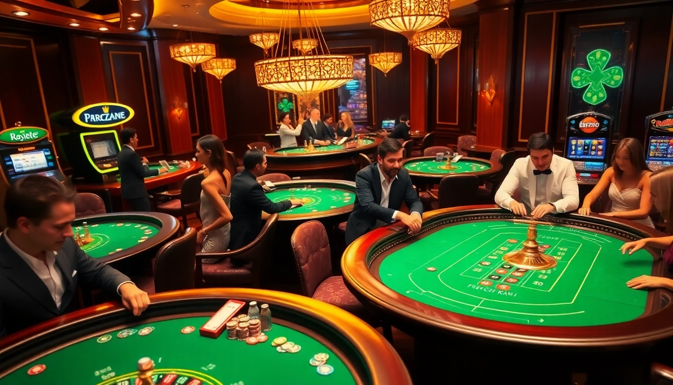 Experience the excitement of high-stakes gaming at rr88 com with vibrant casino tables and engaging players.
