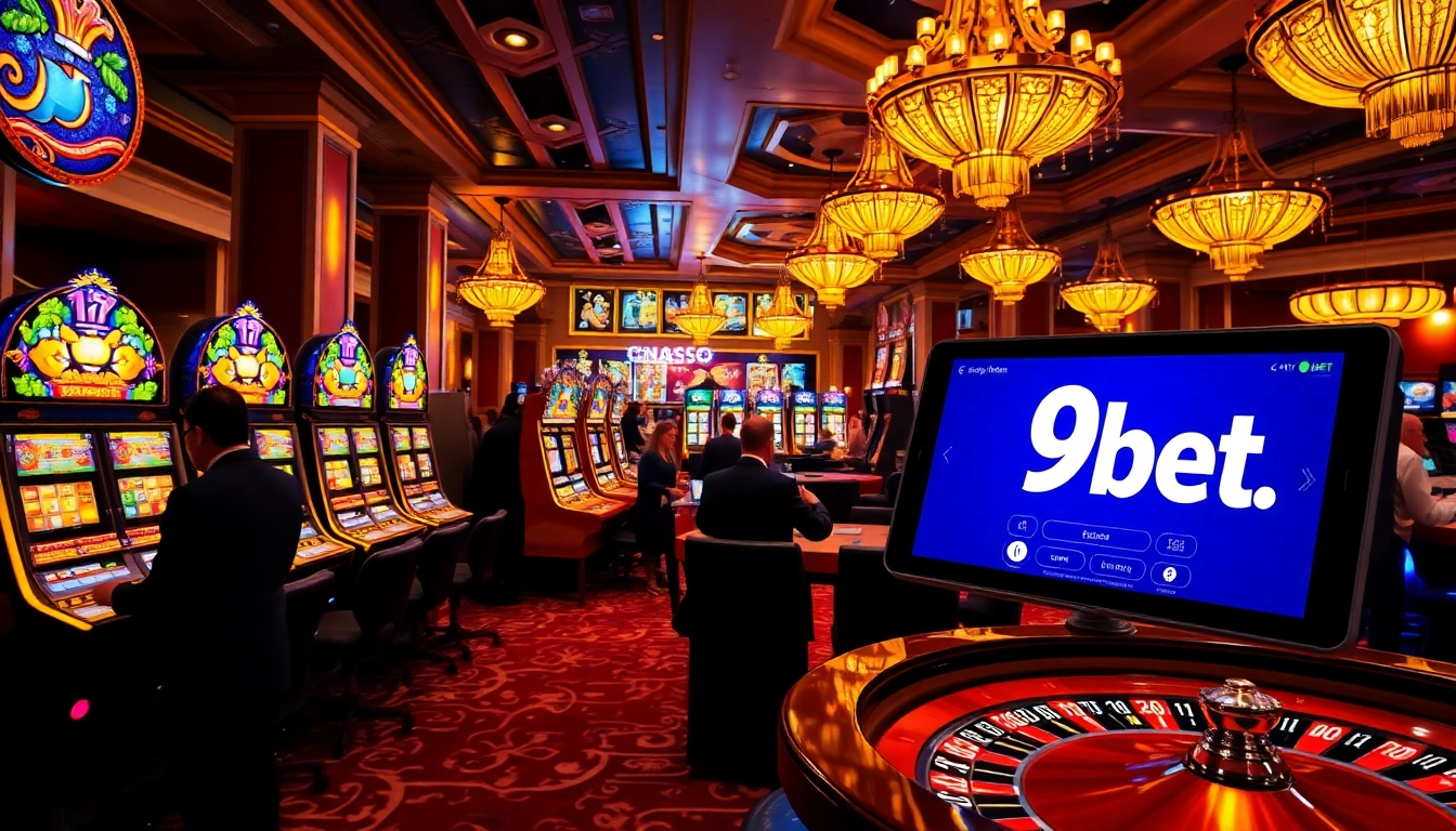 Experience the excitement of online gambling at https://9bet.buzz/ with vibrant slots and poker tables.