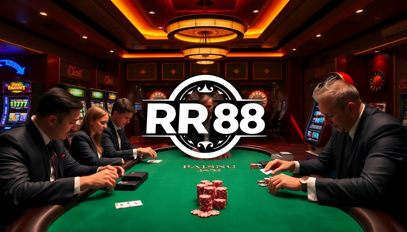 Experience the excitement of gambling at RR88 casino with vibrant tables and engaging gameplay.