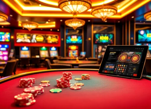 Engaging gamblers at the trang chủ kp88 poker table amidst a luxurious casino atmosphere.