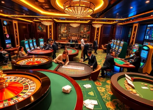 Engage in the thrilling atmosphere of 88i nhà cái with vibrant casino elements.