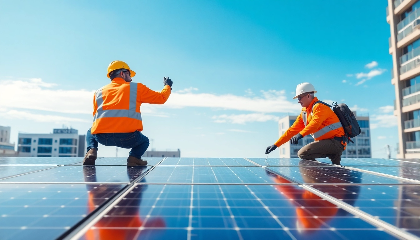 Installieren einer Photovoltaikanlage Kaufen Wien für erneuerbare Energien in urbaner Umgebung.