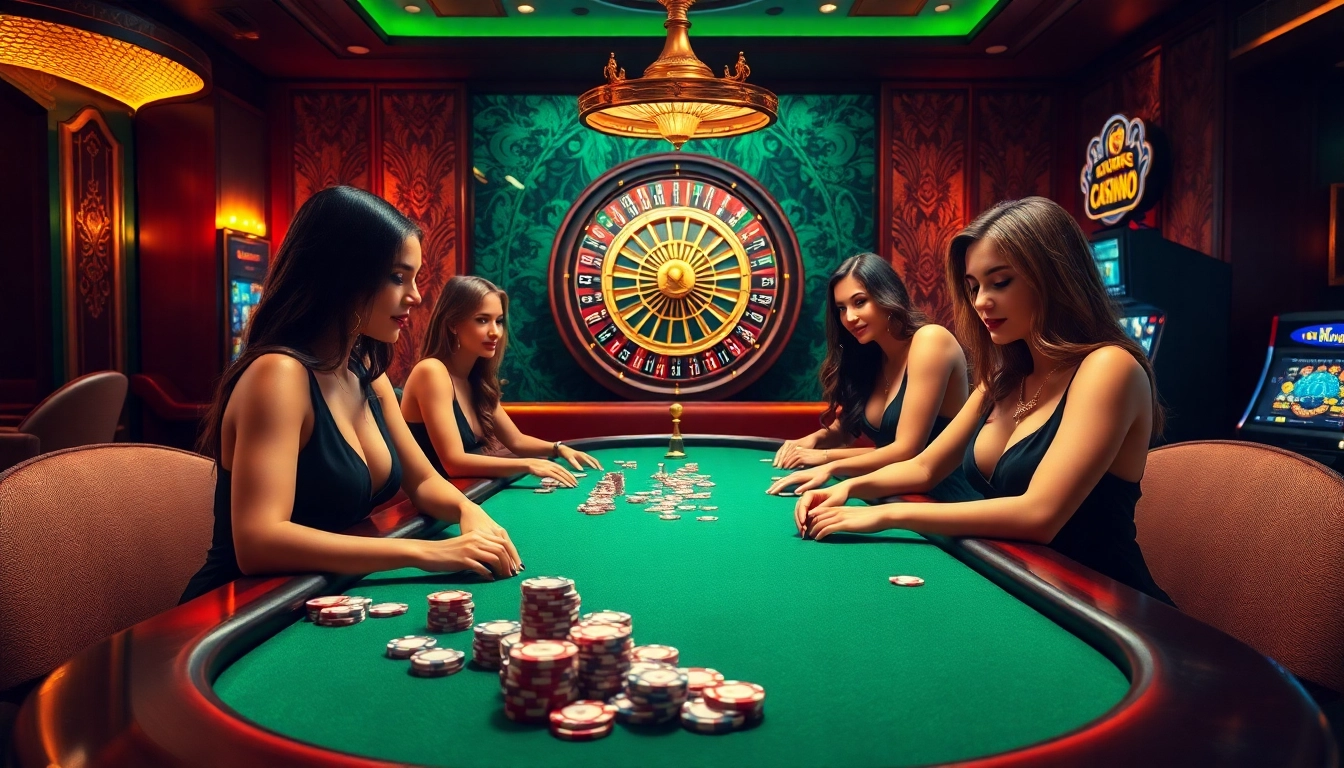 Experience high-stakes gaming at https://s801.online/ with luxury poker tables and vibrant slot machines.