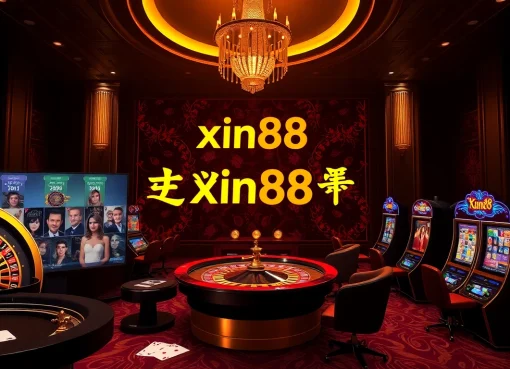 Experience the excitement of xin88 with luxurious gaming elements like roulette and slot machines.